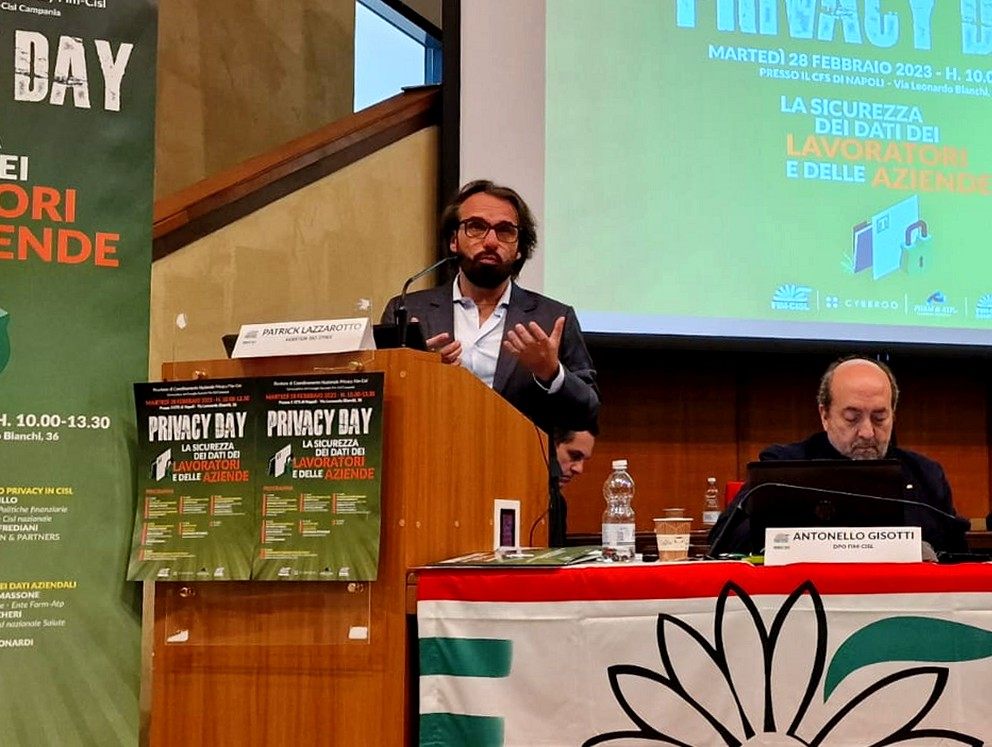 Privacy Day FIM-CISL · CFS di Napoli — intervento sulla sicurezza dei dati