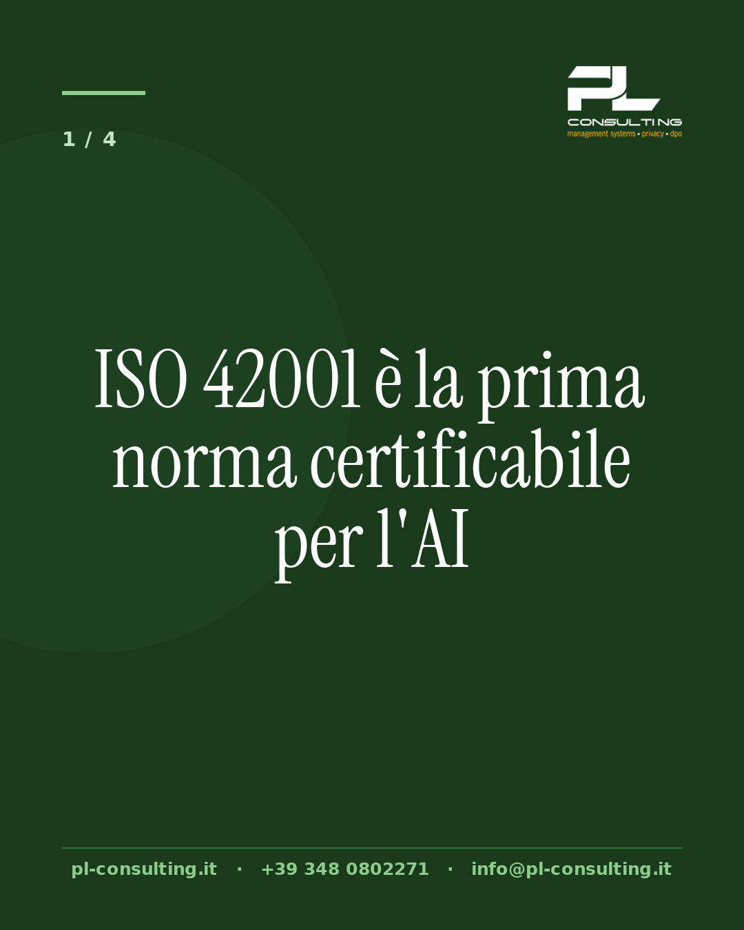 ISO 42001 è la prima norma certificabile per l'AI