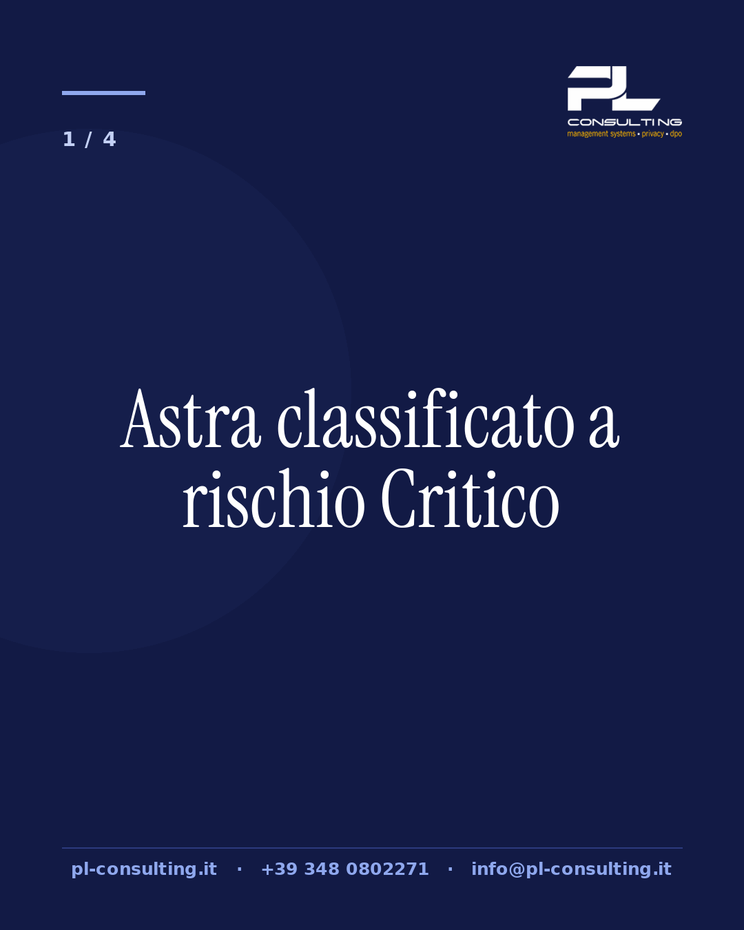 Astra classificato a rischio Critico