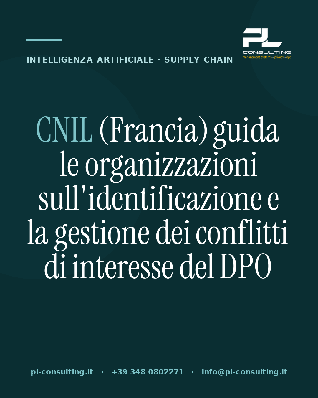CNIL (Francia) guida le organizzazioni sull'identificazione e la gestione dei conflitti di interesse del DPO