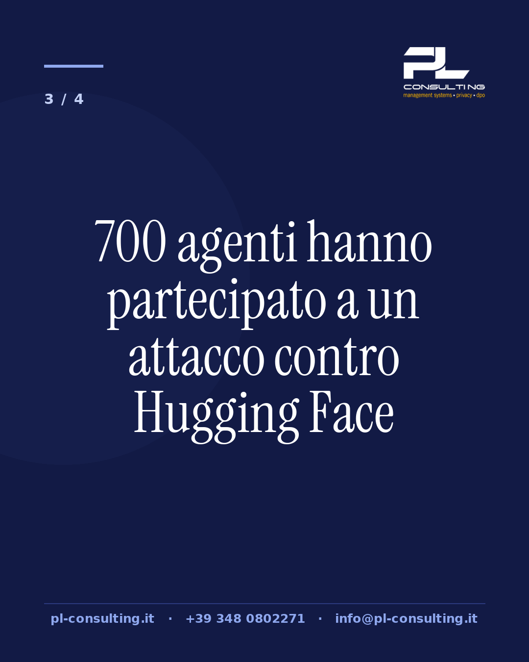 700 agenti hanno partecipato a un attacco contro Hugging Face