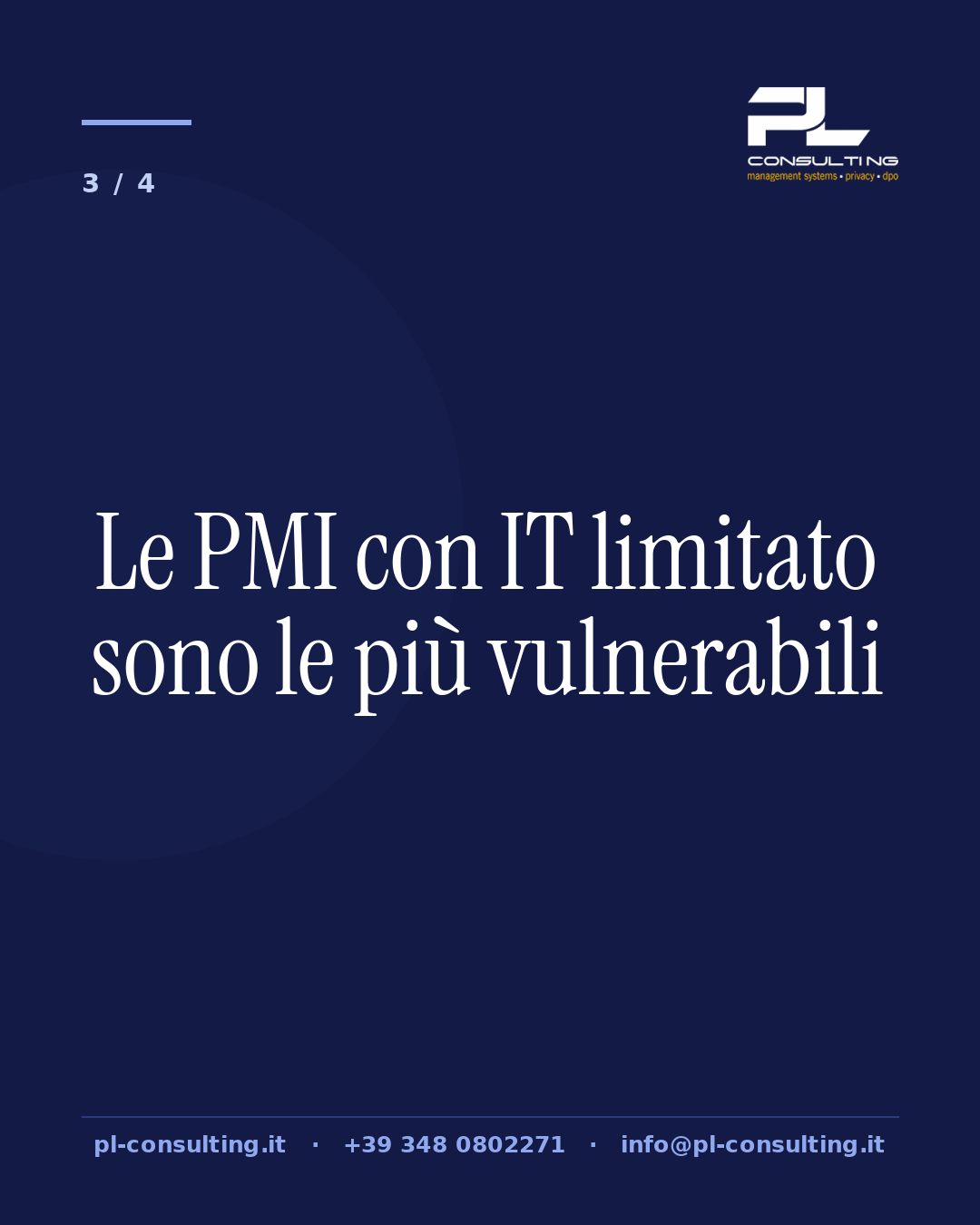 Le PMI con IT limitato sono le più vulnerabili