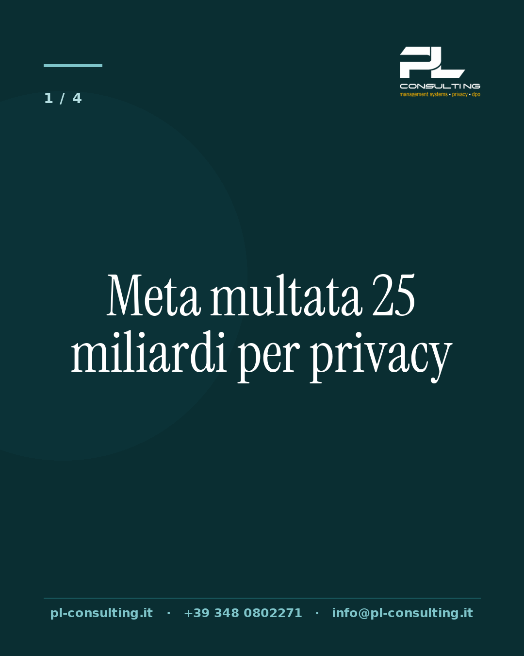 Meta multata 25 miliardi per privacy