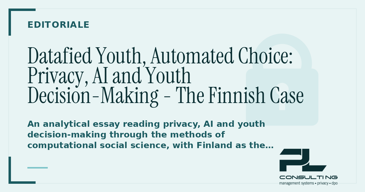 Datafied Youth, Automated Choice: Privacy, AI and Youth Decision-Making – The Finnish Case